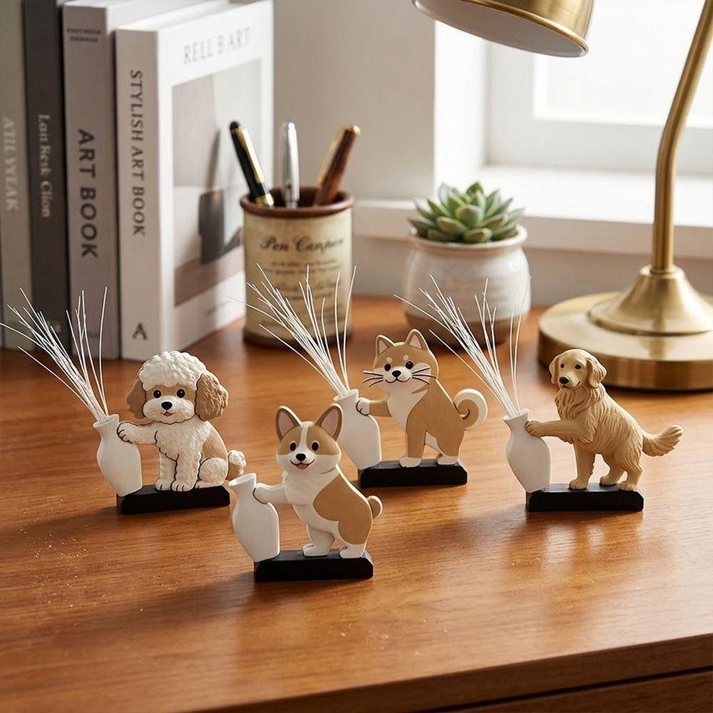 Push Bottle Refrigerator Magnet Puppy Whiskers Collection Souvenir Box Refrigerator Magnet