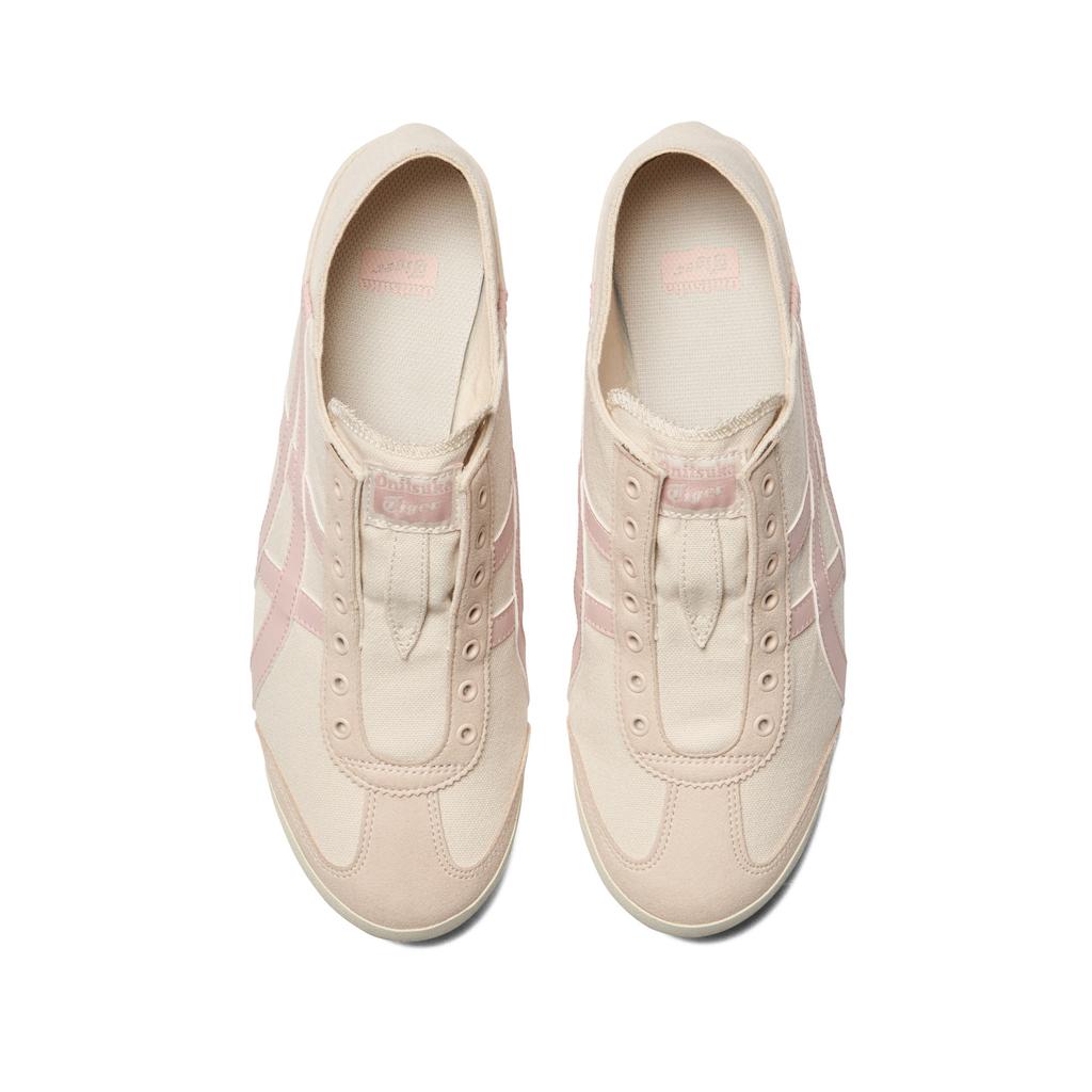 Onitsuka Tiger MEXICO 66 PARATY Fabric Comfortable Low top Casual Shoes Unisex Beige/Pink 1183A437-252