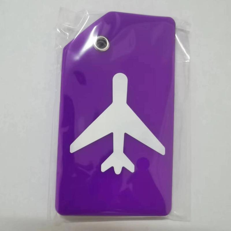 10pcs Silicone Suitcase Markers Durable Luggage Labels with Stainless Steel Loop Easy To Identify