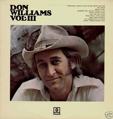 

LP Record DON WILLIAMS Vol. III ABCL5125 ABC Records 1974 UK CountryFolk Used