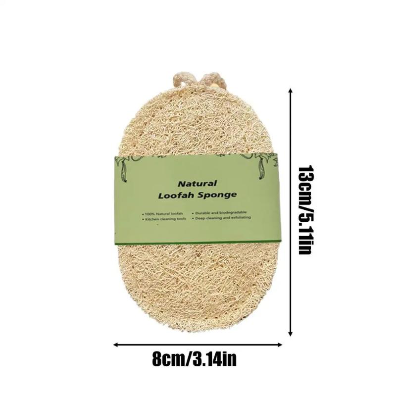 Loofah Dish Sponge Scouring Pad Luffa Dish Towel Washing Cloth Sponge Loofah Scrub Pad Dish Pot Oil Stain Removing Scrubber