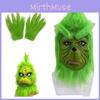 Christmas Grinch Gloves Terrifying Green Monster Costume Accessories