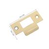 4Pcs Stainless Steel T-Shape Door Strike Plate Set for Interior Doors Door Latch Reinforcement Security Enhancement Modern Sleek