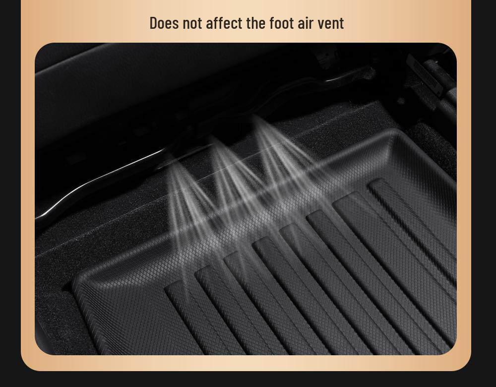 TPE Car Floor Mats for Buick LaCrosse 09-25 Models - Double Layer, Half-Surround, Luxury Starry Sky Design.