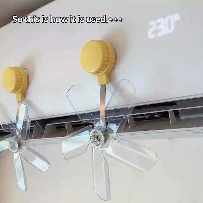 3-Piece AC Wind Guide Cover Wall Mounted Silent Anti Direct Blowing Wind Deflector for Pregnant Women Use