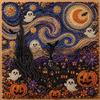 Halloween DIY Malowanie Diamentami Samoprzylepny Kreskówkowy Dynia Malowanie Perłami Styl Ins Dekoracja Sypialni Obraz