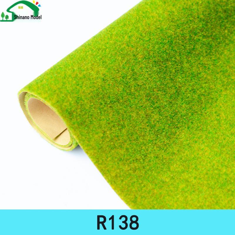 Model Turf Flocked Nylon Lawn: Simulation Grass for Miniature Landscape & Train Scenery