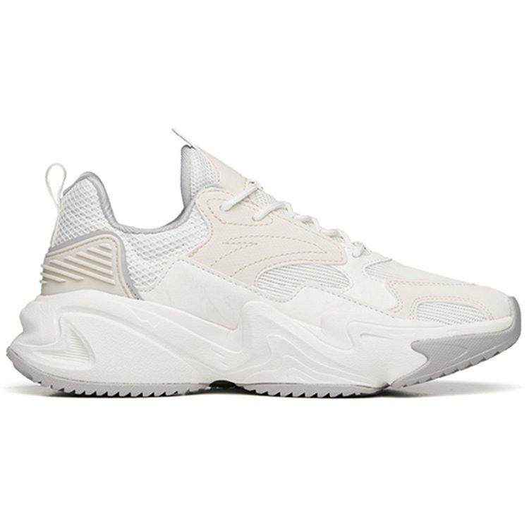 ANTA Walker 3.0 Casual Shoes Women's Low Top Ivory White/Mud Gray/Night Mist Gray 122238881-1