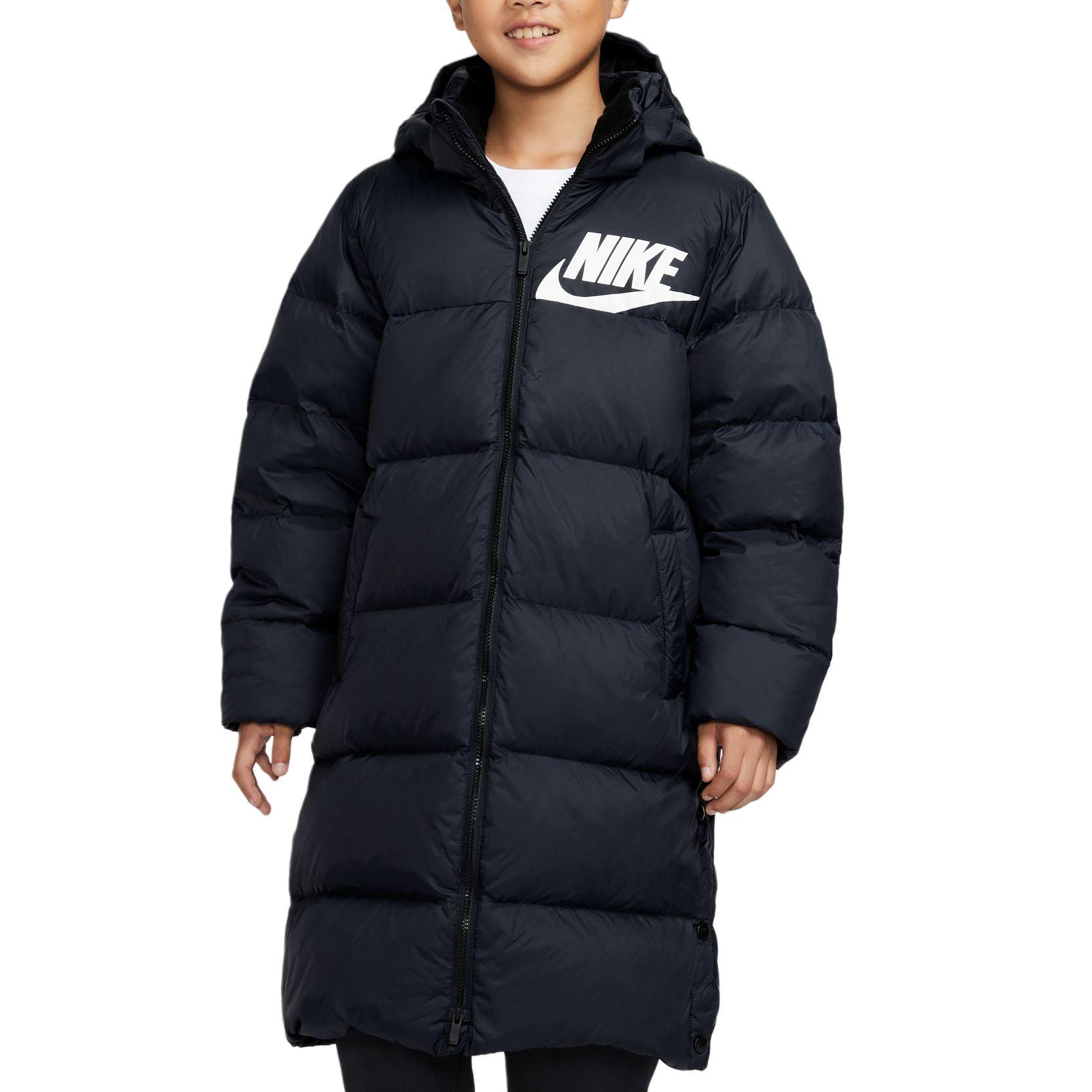 Nike Kids Down Jackets Hooded Non Detachable Moderate IR0028-010 XS