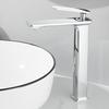 White Brass Basin Faucet Bathroom Sink Faucets Hot Cold Water Mixer Crane Deck Mounted Single Handle Hole Bath Kitchen Taps