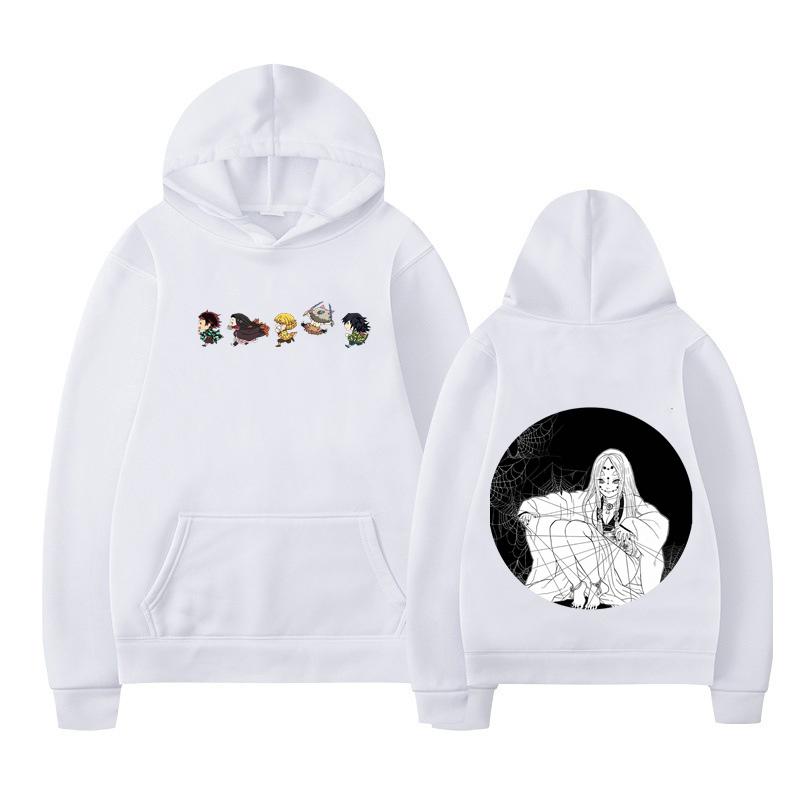 Démonická mikina přes hlavu Demon Slayer Kimetsu no Yaiba Potisk Mikina Pánská Dámská Oversized Ležérní Mikina Streetwear