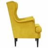 Armchair Yellow Velvet