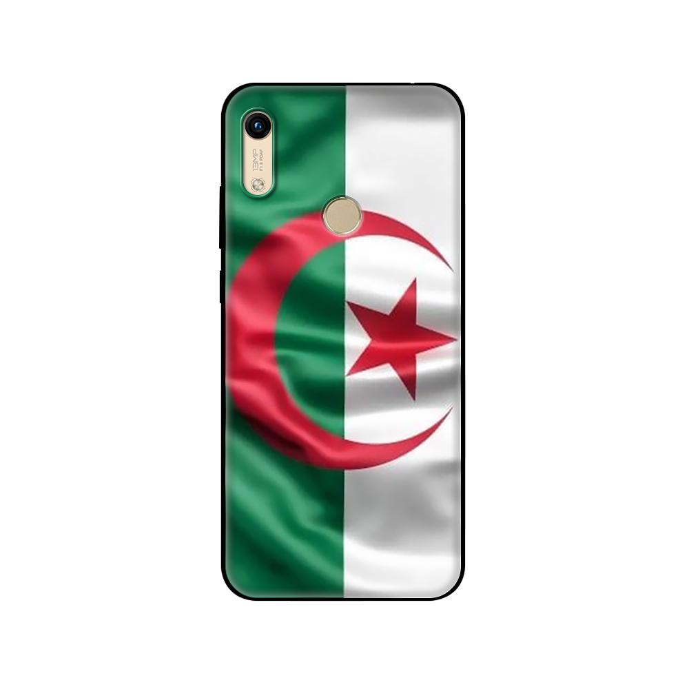 Black Tpu Case For Huawei Honor 8a Prime 8s Prime 9 Lite Honor 9A 9C 9X Premium 9x Pro 9S Case Cover Algeria Flag