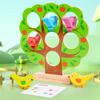 Wooden Birdhouse Puzzle Toy For Kids Educational Brain Teaser And Color Recognition