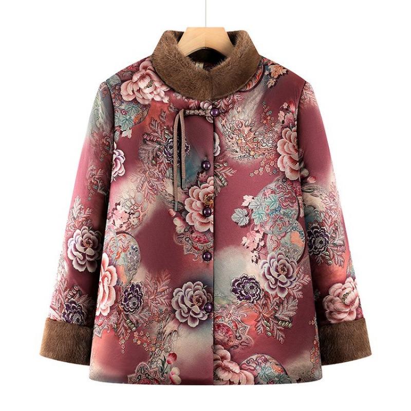 Thickened Cotton-padded Clothes, Winter Cotton-padded Clothes, Velvet Jackets To Keep Warm, and the Old Lady's Cotton-padded Jackets To Wear Outside.