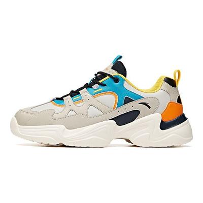 Lifestyle Series Mesh Synthetic Leather Shock Absorbing Non-Slip Wear-Resistant Balance Low-Top Dad Shoes Men Sneaker 912048822-1
