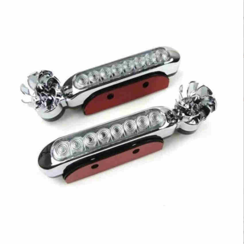 1 Pair Car LED Lights Cars Motorcycles Bicycle Wind Energy Daytime Running Lights Signal Lamp