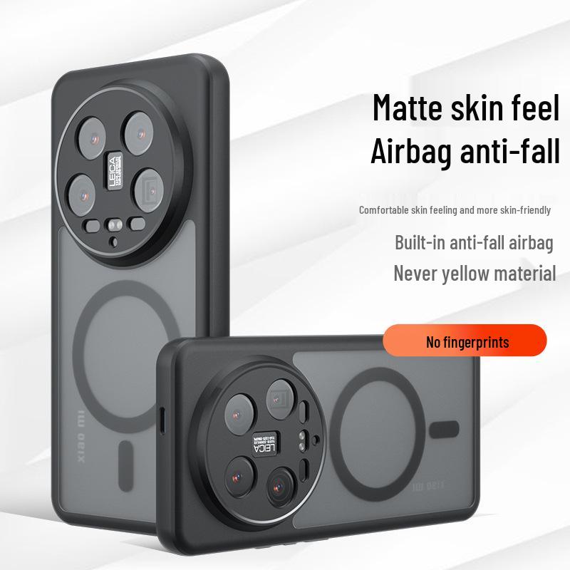 Xiaomi Poco F7U Skin-Feel Matt Magnetisch Qi Armor TPU Hülle für PocoX7Pro