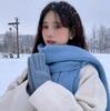 New mohair scarf autumn and winter Korean high-end versatile Maillard imitation cashmere warm
