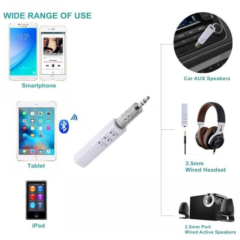 Bluetooth 4.1 Receiver Portable Wireless Bluetooth Car Adapter & Hands-Free Car Kit Music Adapter