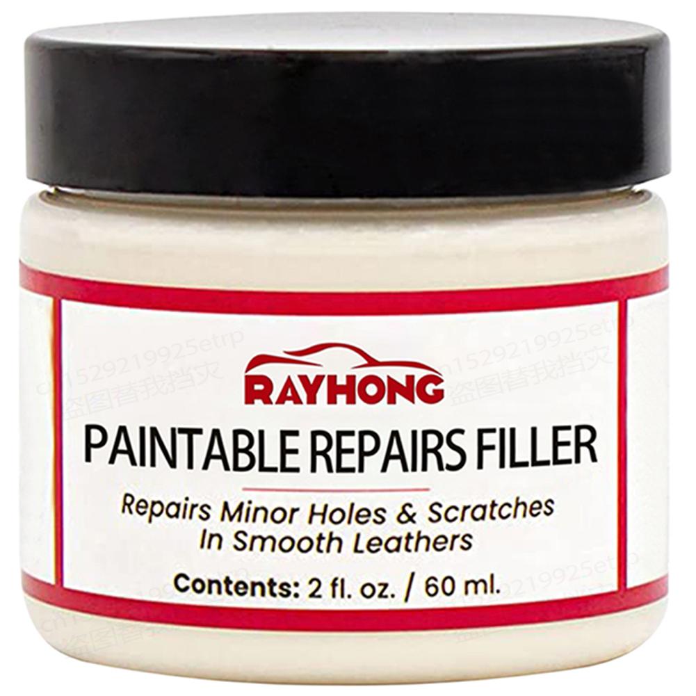 Lederfüller zum Füllen oder Reparieren von Löchern, Rissen, Sprüngen, Kratzern, für Lederautositze, Möbel, Schuhe - Flexibel - 2oz