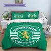 sporting fc Pattern Bedding Home Decoration Birthday Gift (1 * duvet cover + 2 * pillowcase, without core)