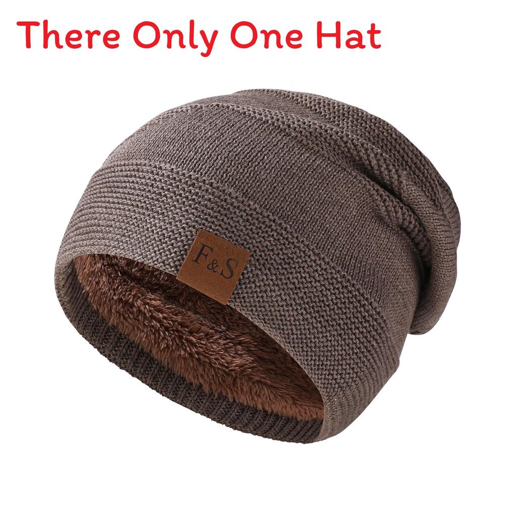 

Knitted Winter Beanie Hat For Men And Women With Fleece Lining And Windproof Protection