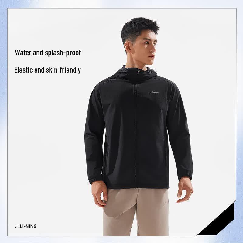 LI-NING Men s Sports Windbreaker DV675-6 XXL чёрный