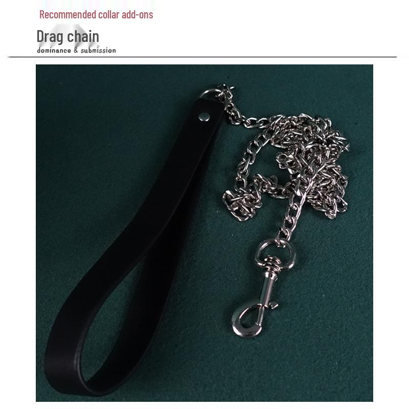 Colar com Pinças Eroticas Ponderadas para Treinamento de Escravo Masculino