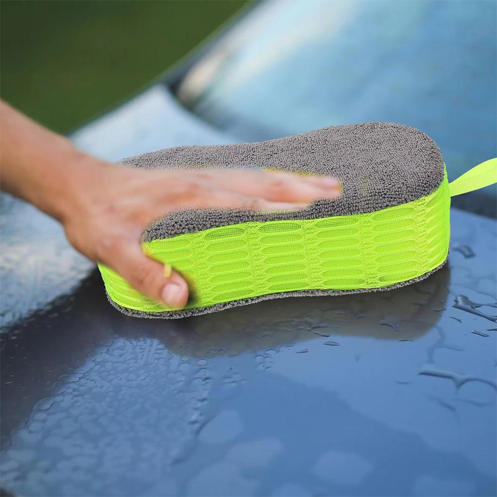 Gąbka do mycia samochodu Blok do czyszczenia samochodu i motocykla Duży rozmiar Gąbka Szczotka Narzędzie do usuwania kurzu z samochodu