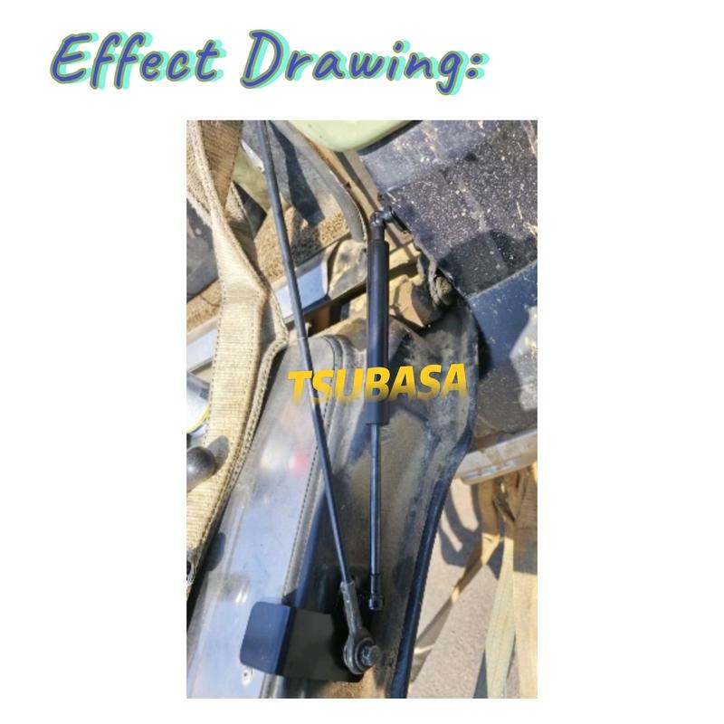 Achterklep Gasveren Voor SsangYong Musso Q200 Pick-up 2018-2024 Rexton Sports Khan Achterklep Langzaam Sluitende Hefsteun Schokdempers Stang