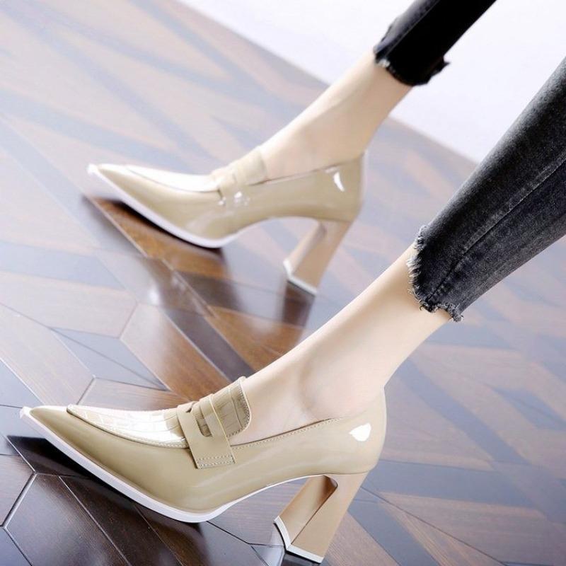 Fashion AJGS Luxurious High Heels Pointed Toe Women's Shoes 2024 Fashionable Dress Pumps Elegant Waterproof Platform