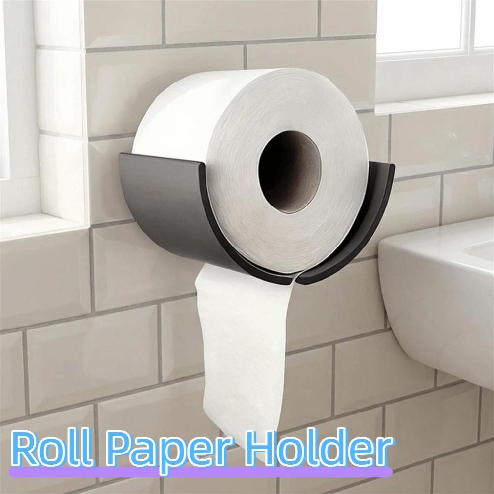 Space-Saving Wall-Mounted Paper Towel Box Plastic Paper Storage Rack Roll Paper Holder  Restaurant