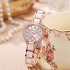 Fashion Year Of The Snake Alloy Ceramic Quartz Watch With Steel Band For Women