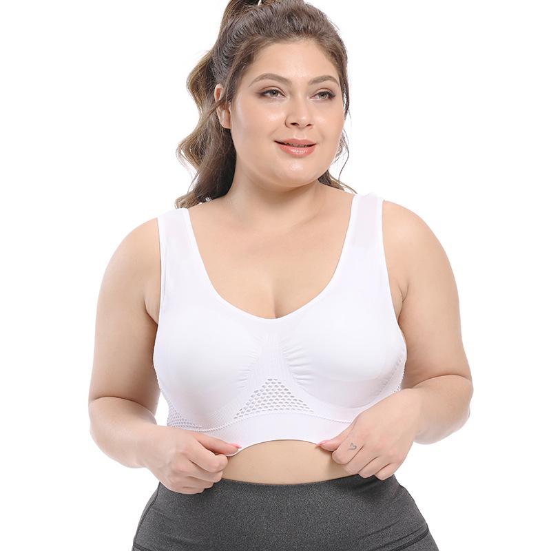 Büyük Beden Sütyen Dikişsiz Sütyen Pedli Büyük Beden 5XL 6XL Kadınlar İçin Toparlayıcı Bralet Sütyenler Yelek Kablosuz Aktif Sütyen Sütyen