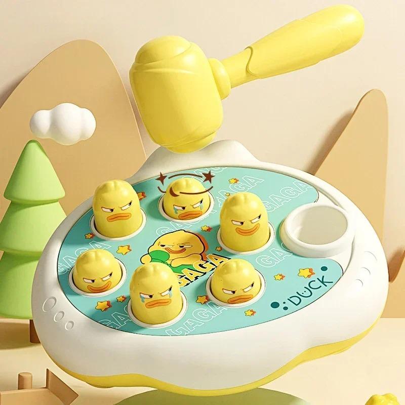 Non-Toxic New Montessori Baby Duck Frog Toy Whac-A-Mole Clench Fist Education Educational Toys For Children'S Cognitive Development