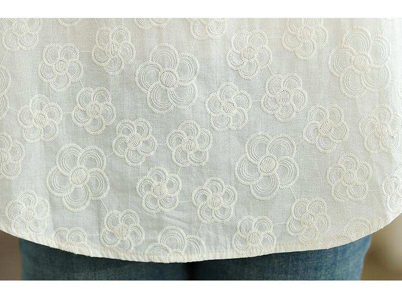 Women's Beige Embroidered Cotton Sleeveless Vest - New Chinese Style