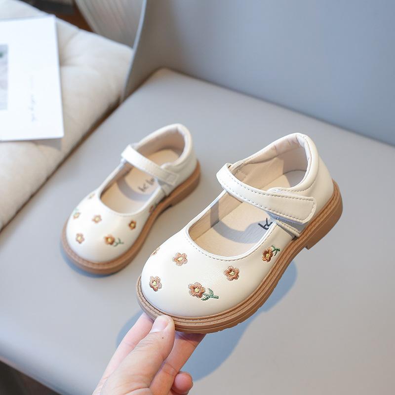 

детские маленькие кожаные туфли принцесса туфли 27