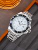 Men's Quartz Sports Watch - Stainless Steel Strap with Date Display for Casual Daily Wear Fashionable Business Elegant Design