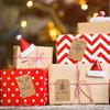 200Pcs Christmas Decorative Sticker 5x7.5cm Adhesive Wrapping Labels Holiday Packaging Sticker for Seal Envelope Card