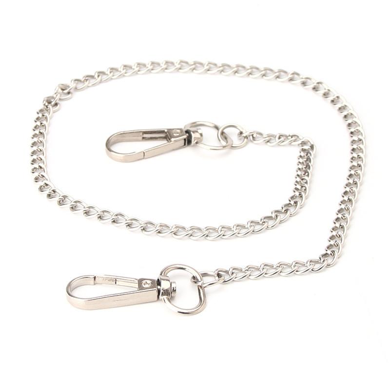 European Style Silver And Gold Chain Belt With Electroplated Finish For Men Women