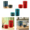 2 Pack Loose Tea Canisters Chinese Styles Food Storage Jars Vintage Iron Kitchen