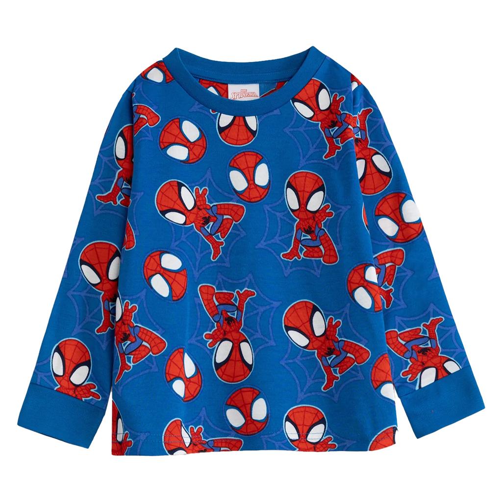 Spider-Man Boys Character Long-Sleeved Long Pyjama Set