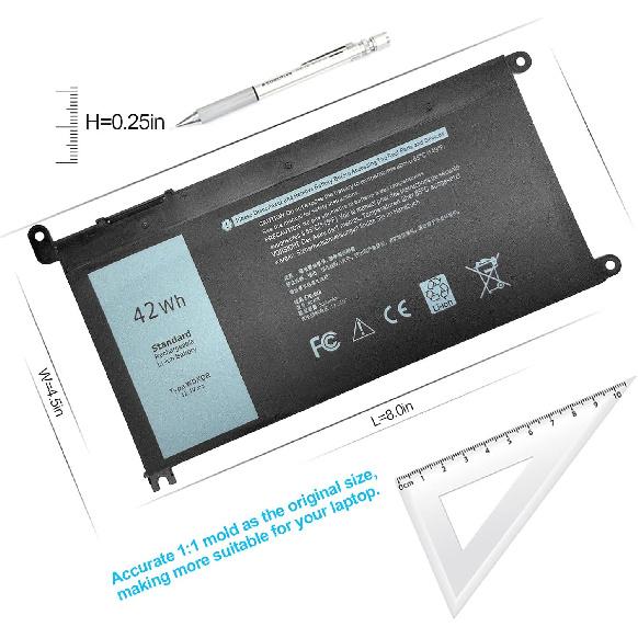 

Аккумулятор 42 Втч WDX0R для Dell Inspiron 15 7579 7569 5578 5565 5567 5568 5570 5775 5579 7560 7570 13 5378 5368 7375 7368 7378 17 5765 5767 5770 P69G001