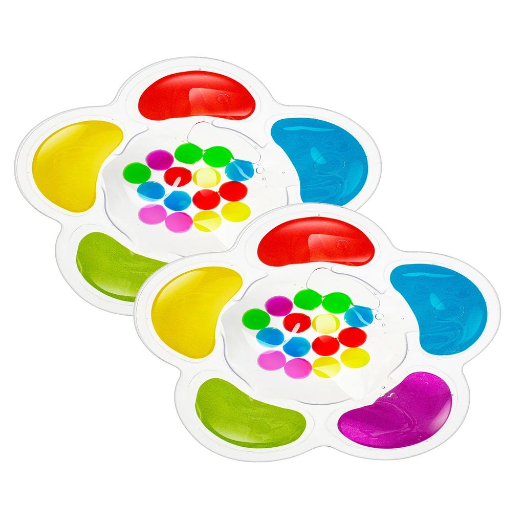 2 Pcs Color Sorting Toys Educational Sorting Toys Portable Color Matching Toys Preschool Learning Toddler Color Sorting Toys