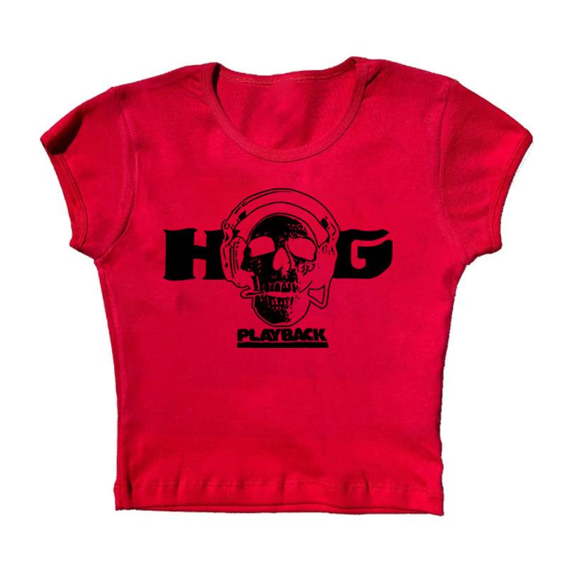 YK Millennium Style Fashion Letter Printed Suspender Vest Spring and Summer New Simple Single Wear Short T-Shirt Inside