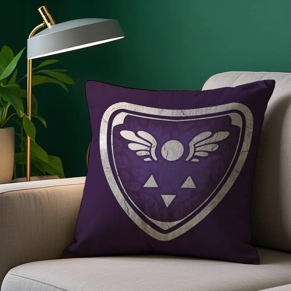 Spiel D-Deltarunes Kissenbezug Plüschstoff Weicher Kissenbezug Beidseitiger Druck Sofakissenbezug Wurfkissen