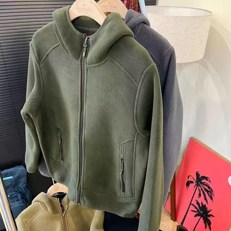 Men's Retro Style Cotton-Padded Jacket - Thick Yarn Weave, Warm & Trendy for Autumn/Winter
