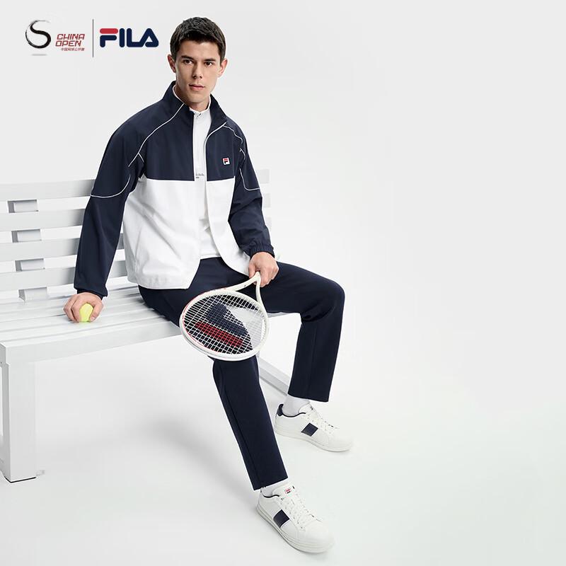 Fila Men's Color-Block Woven Tennis Jacket