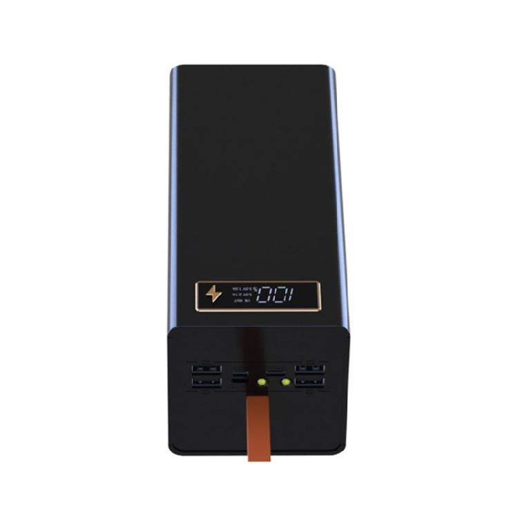 DIY 40x18650 Power Storage Box, DIY Power Case Box with LED Lights Case Support PD Charging/Wireless Charging Functions